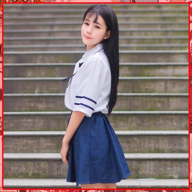 cosplay uniforme japonais fille kawaii