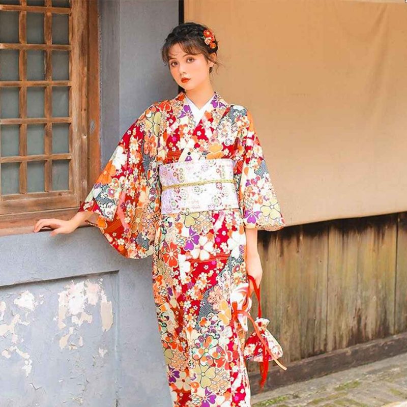 kimono femme japonais sakura