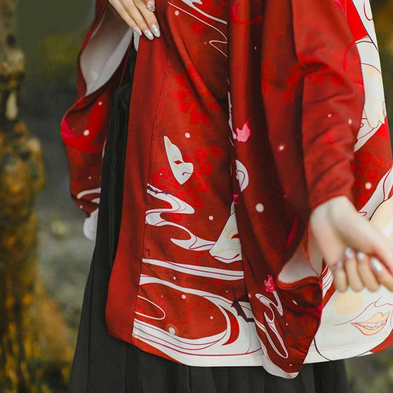 kimono kitsune japonais