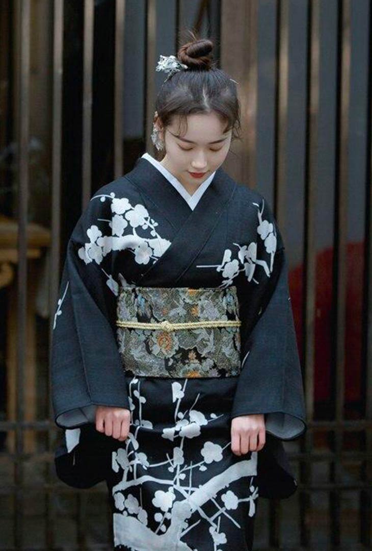long kimono femme