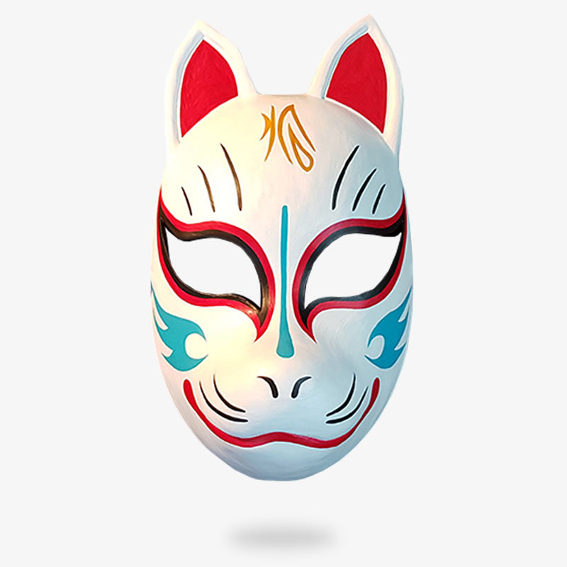 masque traditionnel japonais kitsune