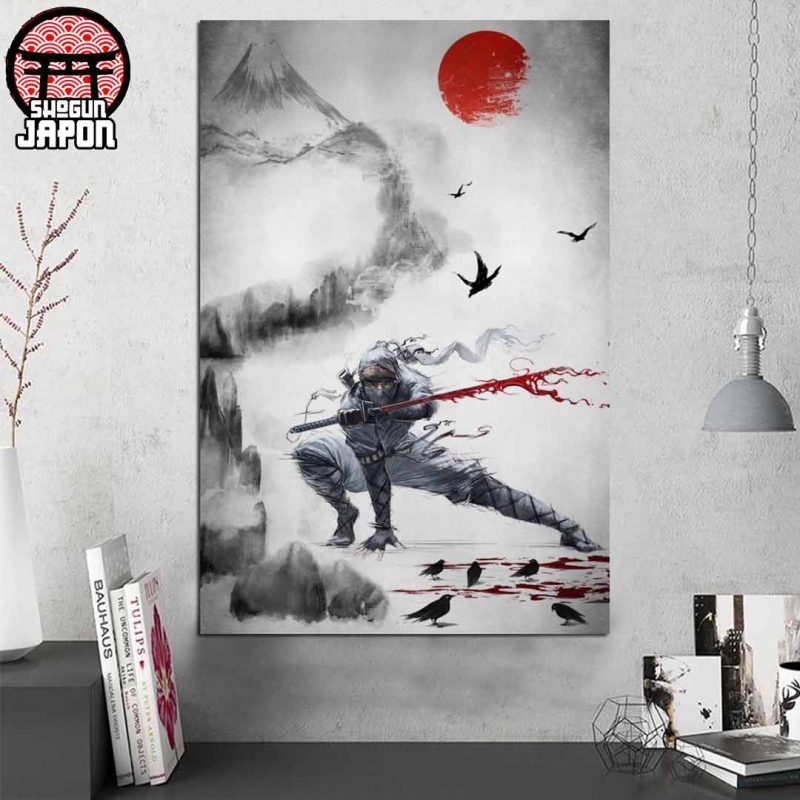 ninja tableau peinture shogun