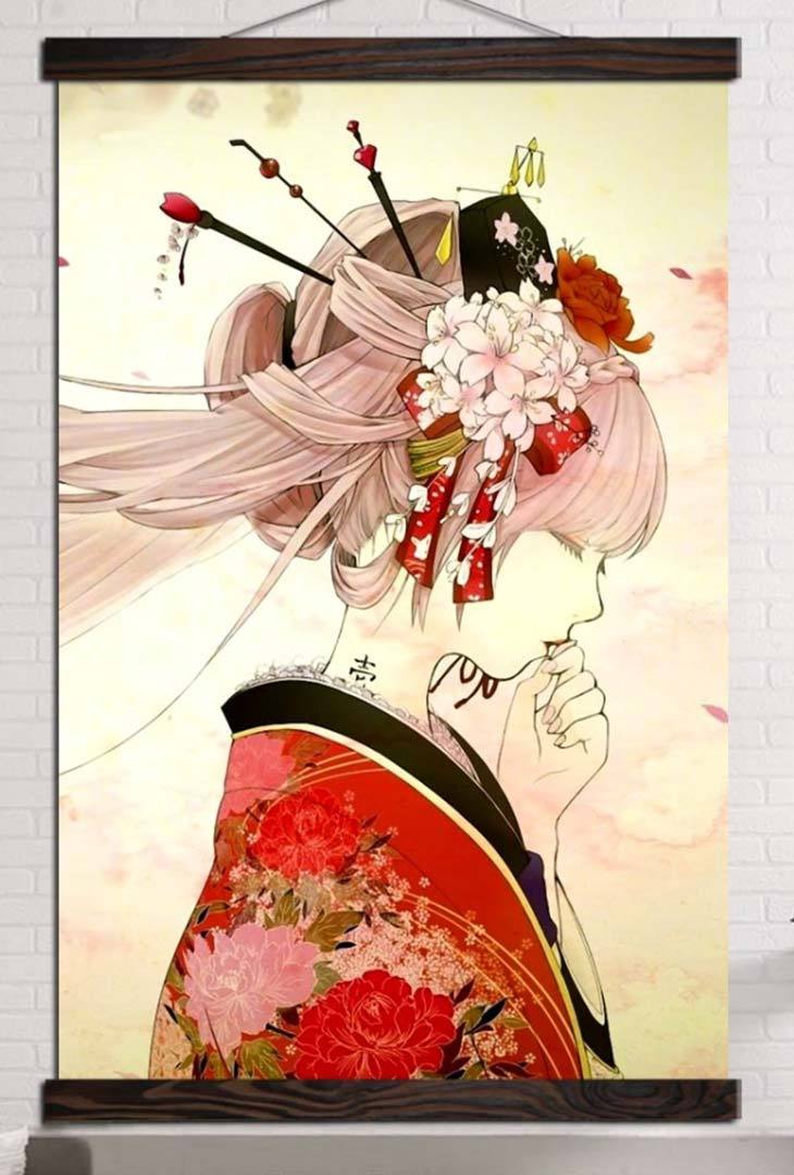 tableau asiatique geisha
