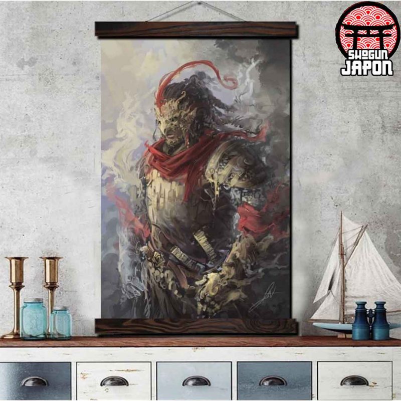 tableau guerrier samurai japon
