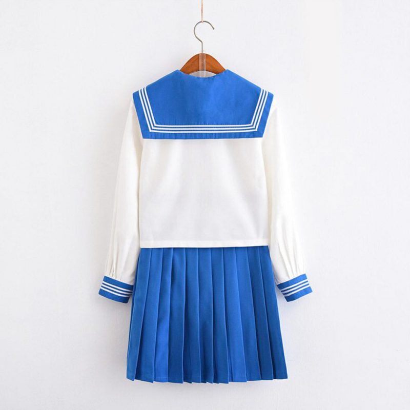 uniforme scolaire japonais fille bleu