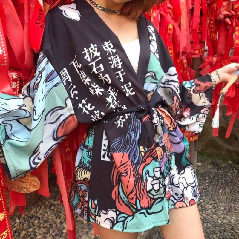 veste style kimono femme japon
